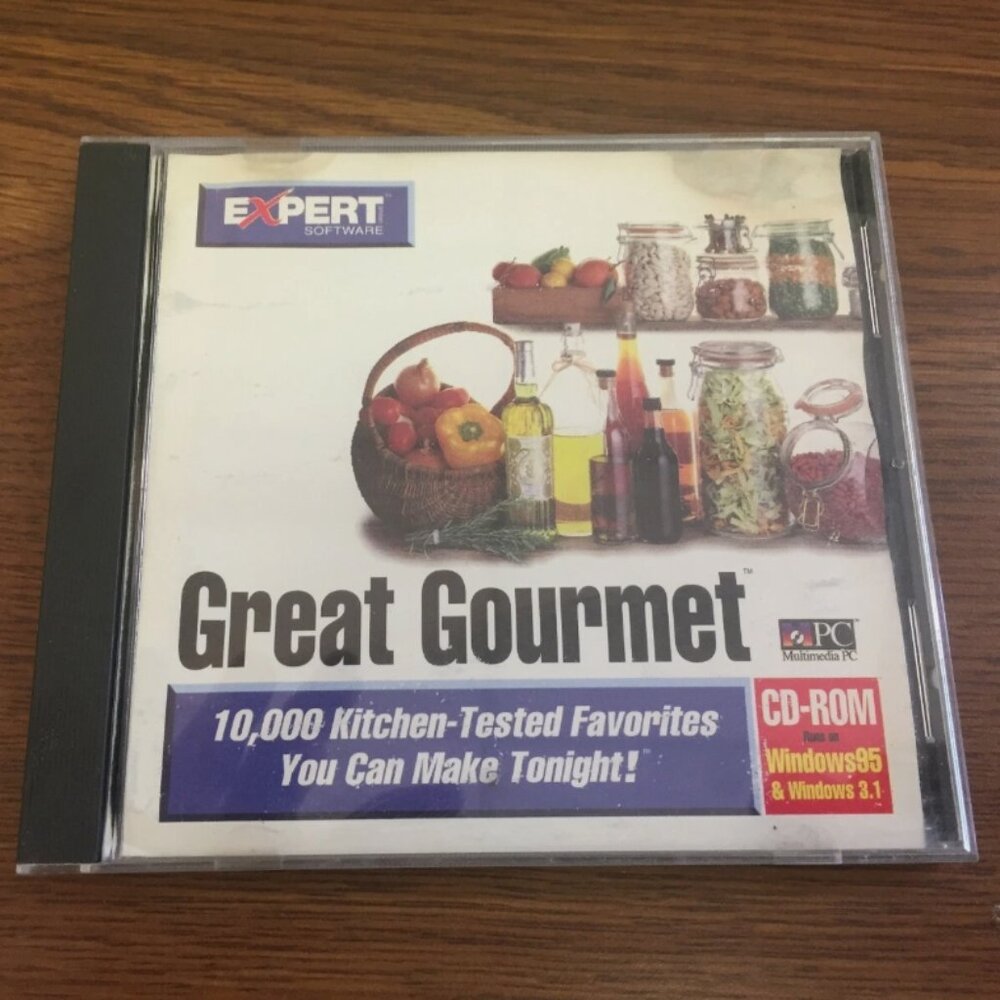 Over 10,000 Great Gourmet Tested Recipes on Computer Disc 1996